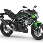 Kawasaki Z125, negro, verde