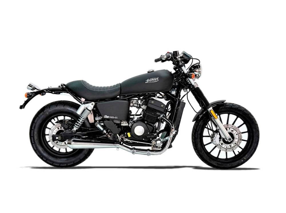 Las motos custom más baratas de cada marca en 2024 18 Leonart Heritage 125, negro