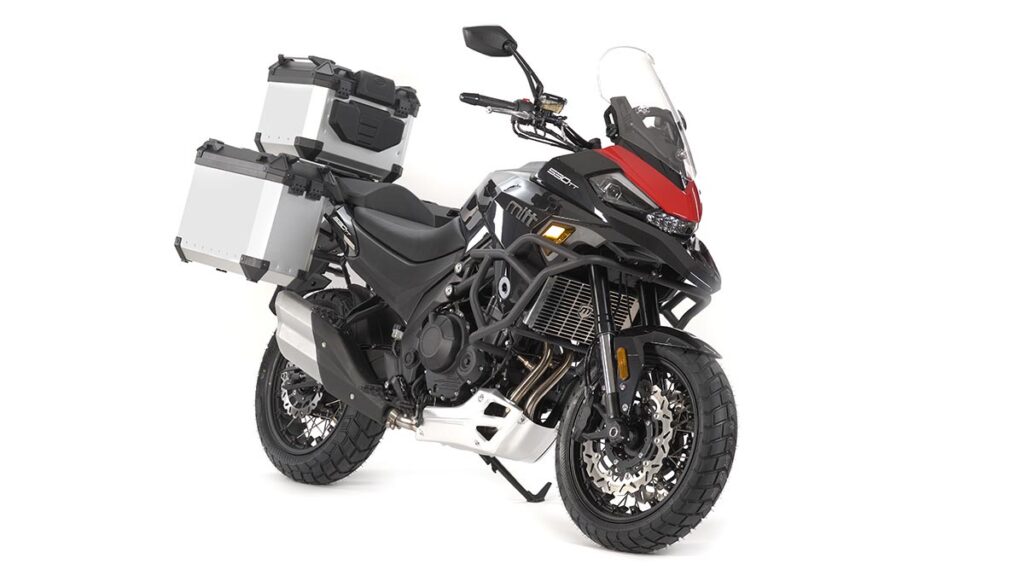 Motos trail para el carnet A2: estos son los precios y las rivales de la Royal Enfield Himalayan 450 26 MITT 530 Adventure, rojo, negro