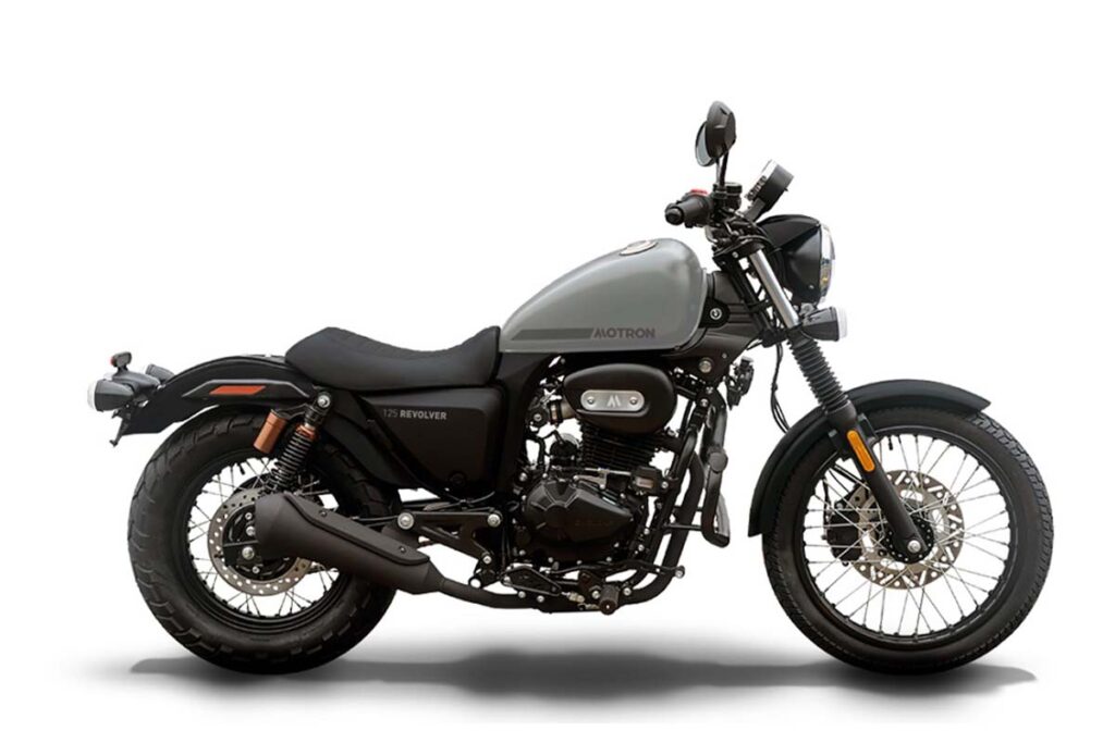 Las motos custom más baratas de cada marca en 2024 22 Motron Revolver 125, gris