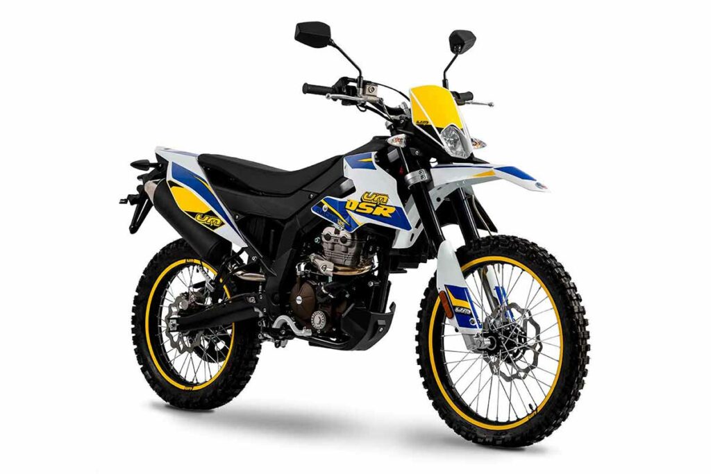 UM Motorcycles DSR EX, blanco, azul