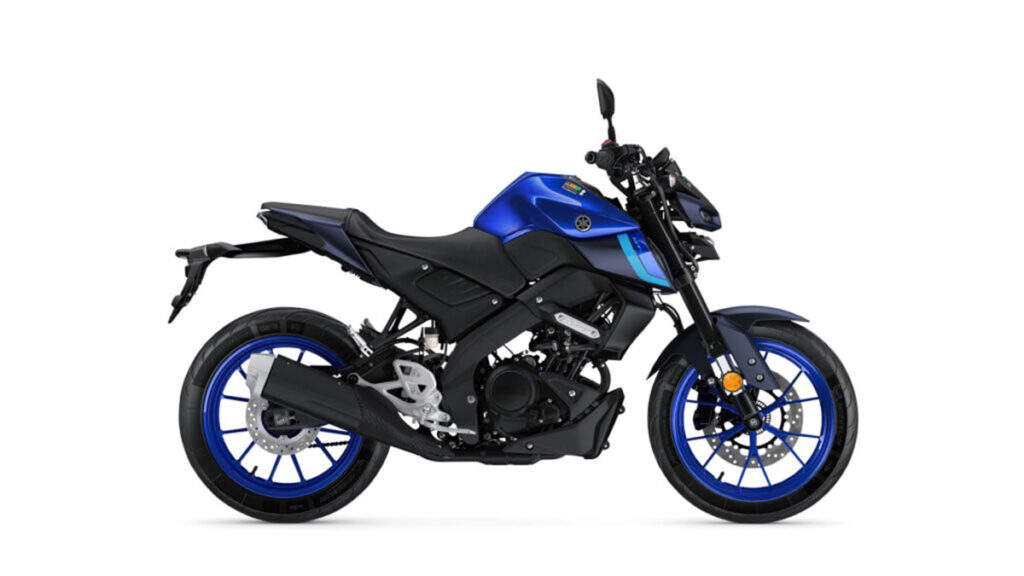 Yamaha MT-125 2023, azul, negro