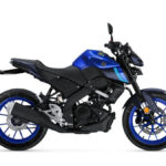 Yamaha MT-125 2023, azul, negro