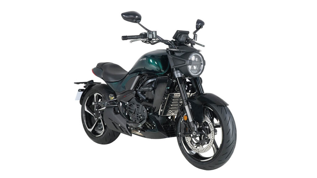 Las motos custom más baratas de cada marca en 2024 26 Zontes S350, negro