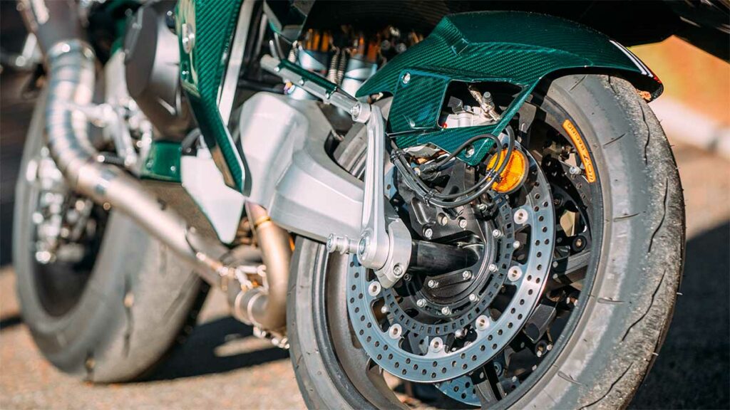 A subasta una de las superbike de Bimota más espectaculares y exclusivas 11 Bimota Tesi H2 Carbon 2022