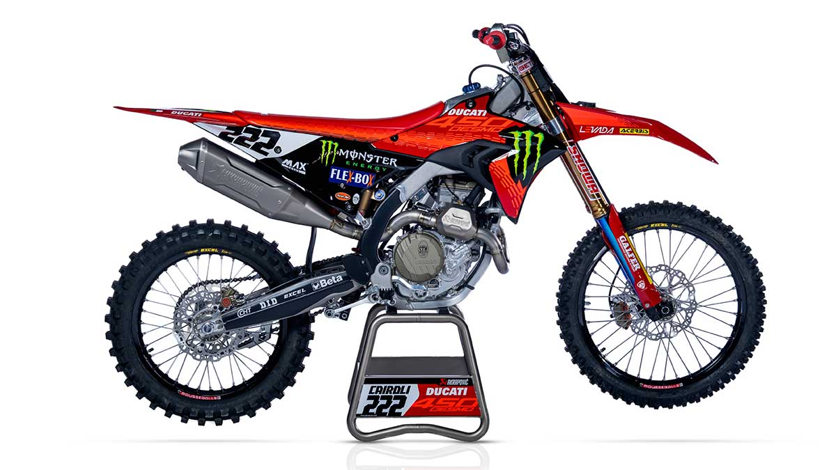 Ducati anuncia su equipo oficial de motocross y su moto, la Desmo450 MX 1 Ducati Desmo450 MX 2024