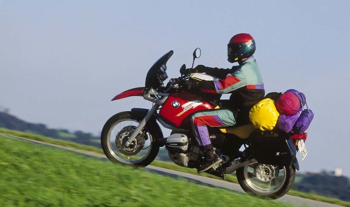 BMW R 1100 GS, rojo