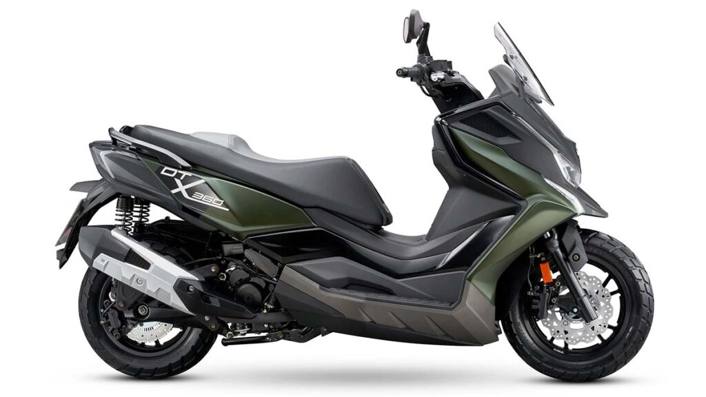 KYMCO DTX 125, negro, verde