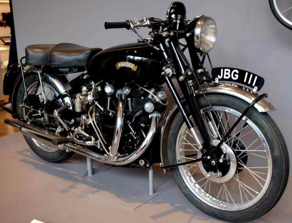La Vincent Black Lightning de la foto más famosa del mundo de la moto, cumplió 75 años 11 Vincent Black Lightning