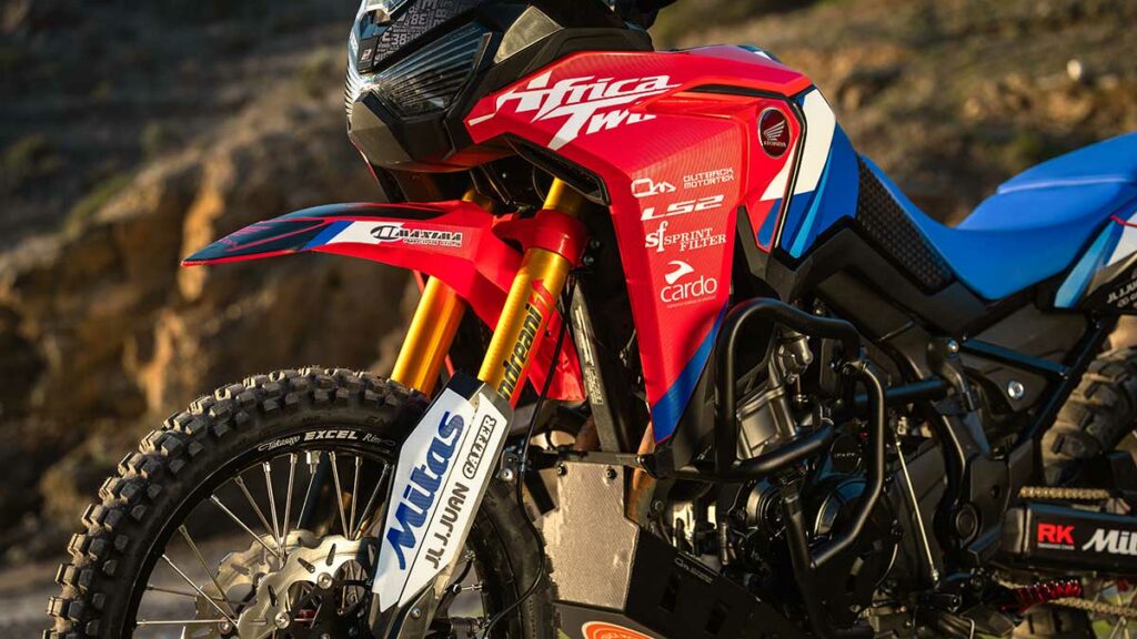 La nueva Africa Twin de Kirian Mirabet rinde homenaje a la victoria de Honda en el Dakar 11 Honda Africa Twin Mirabet 2024