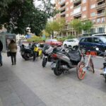 Las motos pagan en zona azul