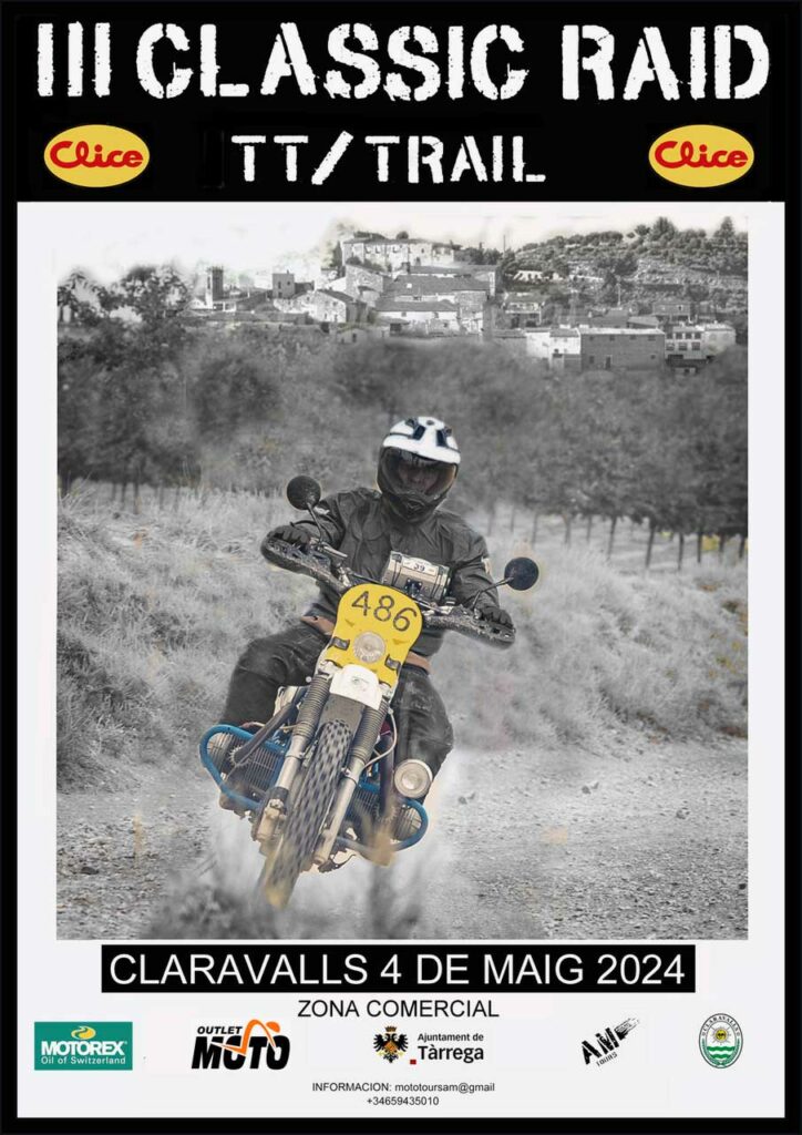 El Classic Raid TT 2024 ya calienta motores 11 Cartel Classic Raid TT 2024