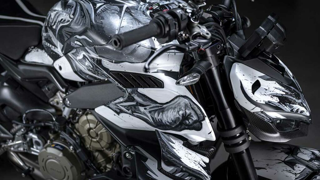 Es una de las Ducati Streetfighter V4 más especiales, pero sólo está al alcance de unos pocos 11 Ducati Streetfighter V4 Lamborghini Speciale Clienti Minotauro