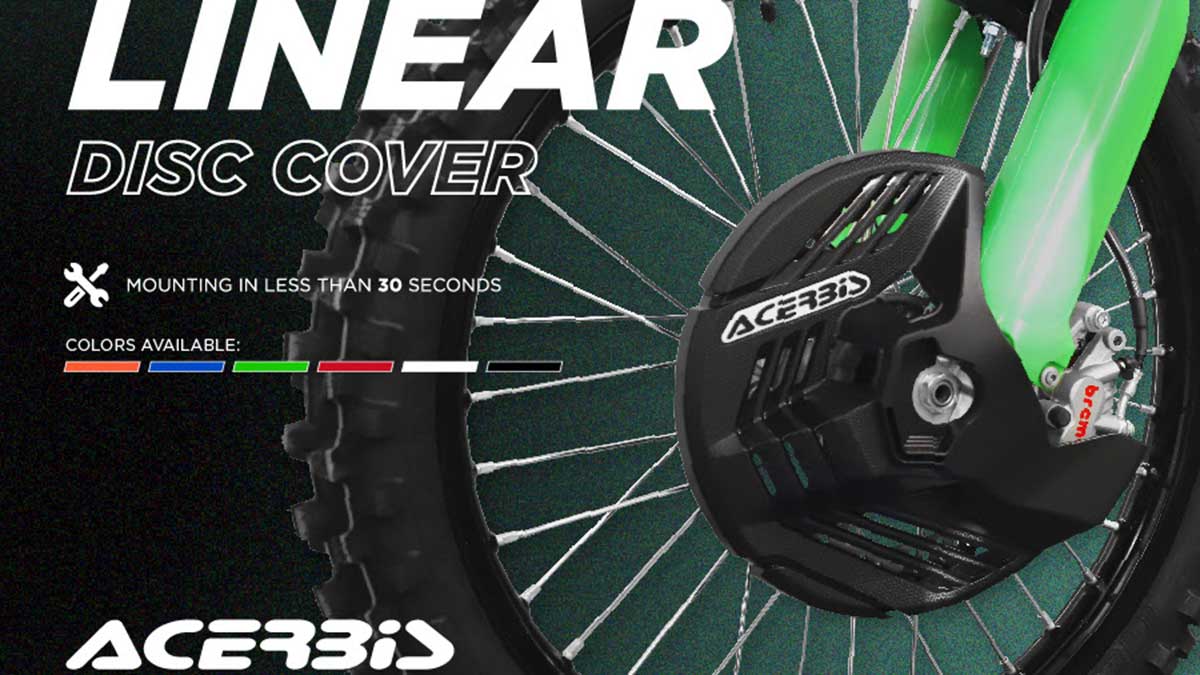 Tus discos de freno siempre seguros con el nuevo protector de Acerbis 8 protector disco Acerbis Linear