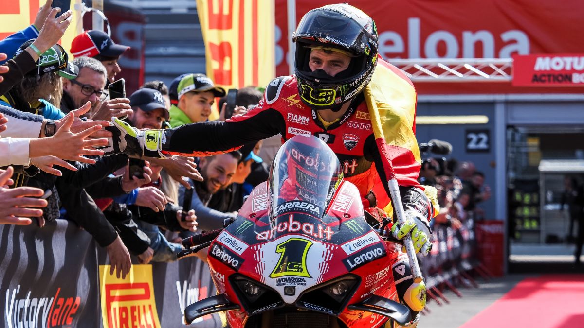 Alvaro Bautista Ronda Barcelona WSBK