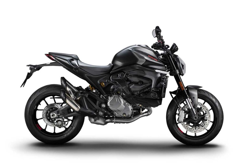 Ducati Monster, negro