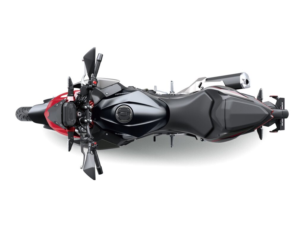La Kawasaki naked para el carnet A2 versátil y divertida para conducir con manillar alto, ahora más aprovechable 18 Kawasaki Z500 2024