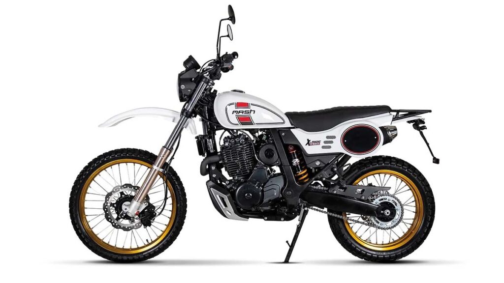 Motos trail: 6 modelos para el carnet A2 por menos de 6.000 euros 13 Mash X-Ride 650 Trail, blanco