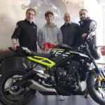 Pedro Acosta y su Triumph Street Triple 765 RS