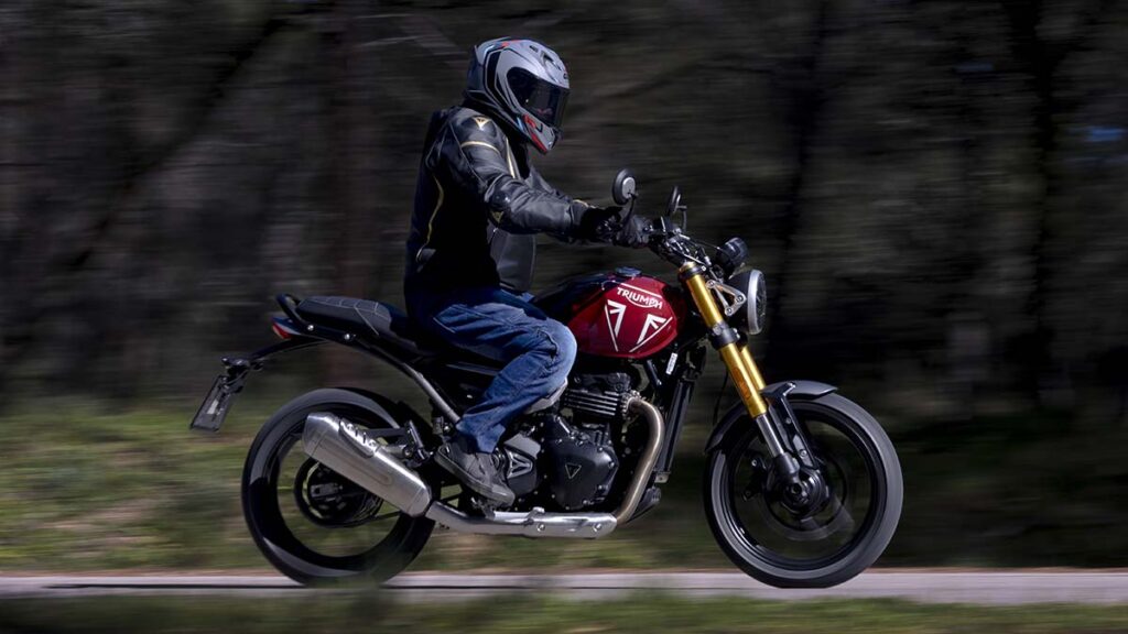 Fotos de la prueba de la Triumph Speed 400