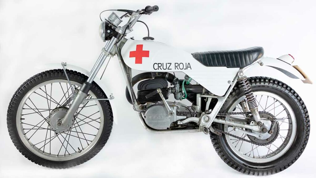 Bultaco Sherpa Cruz Roja motos españolas