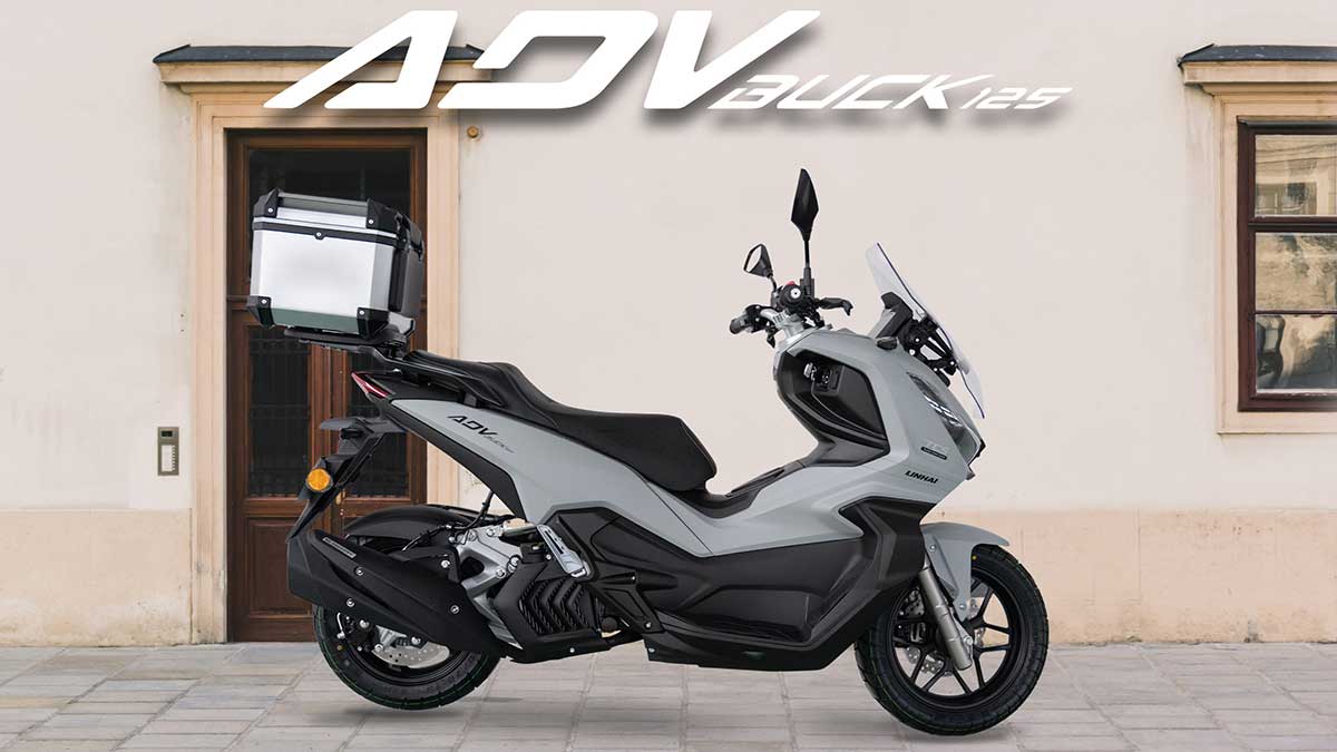 Fotos del Linhai ADV Buck 125 1 El Linhai ADV Buck 125 es un scooter crossover muy equipado y a precio de escándalo