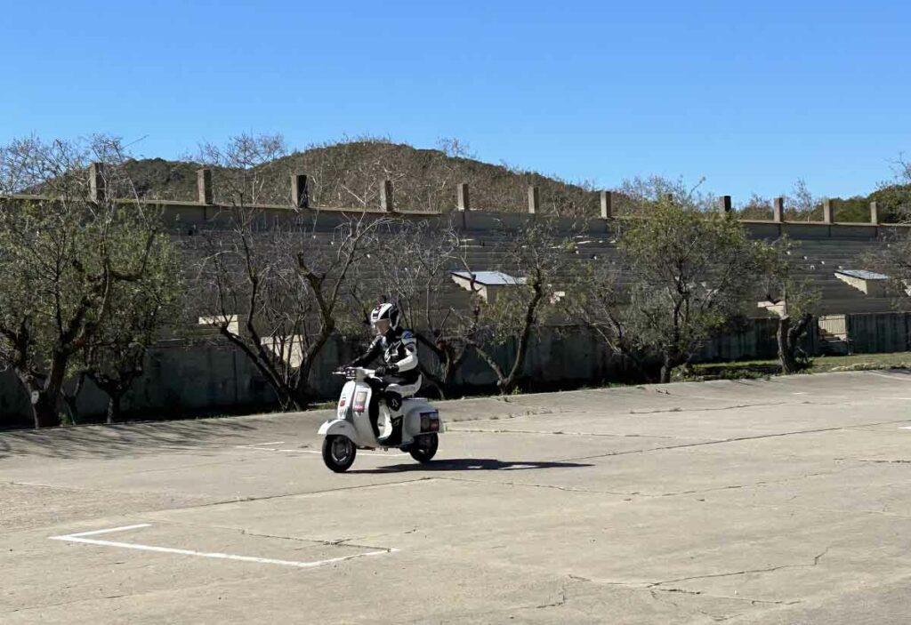 La Vespa de Valerio Boni y su reciente Récord Guinness