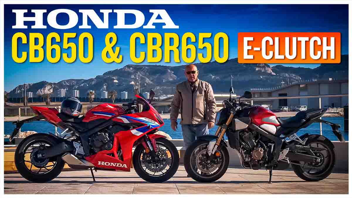 Vídeo Honda CB650R y CBR650R E-Clutch 2024