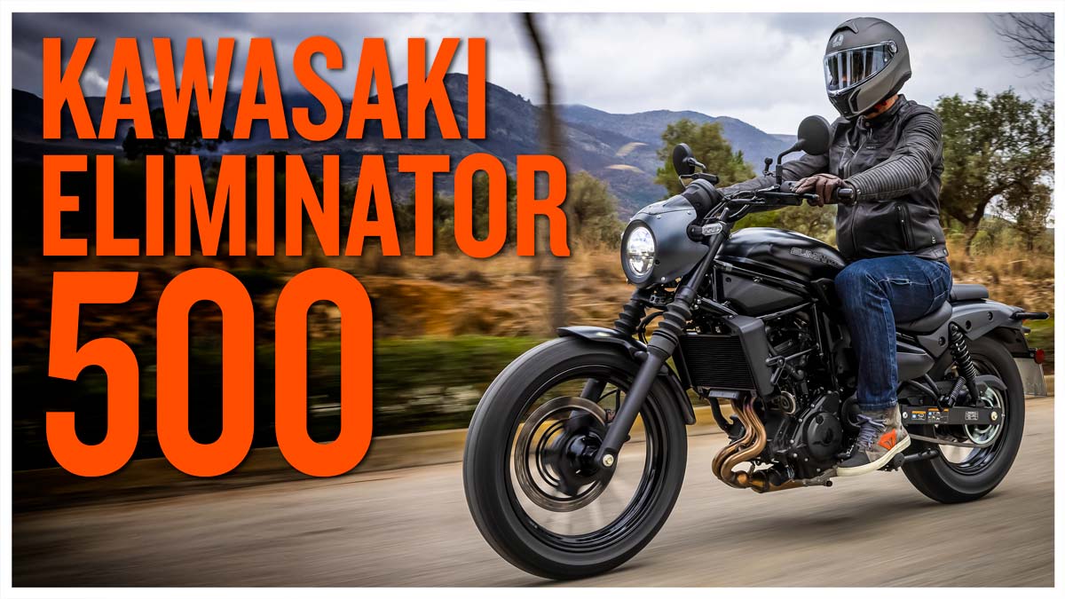 Vídeo Kawasaki Eliminator 500, acción entrada