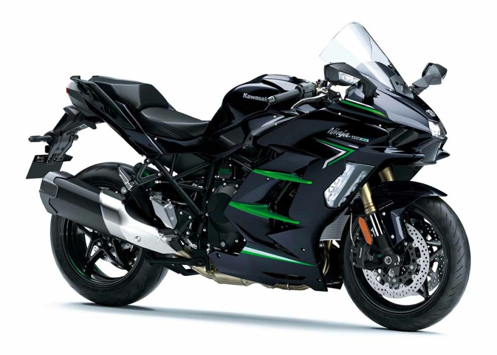 Kawasaki Ninja H2 SX, negro, verde, 2024