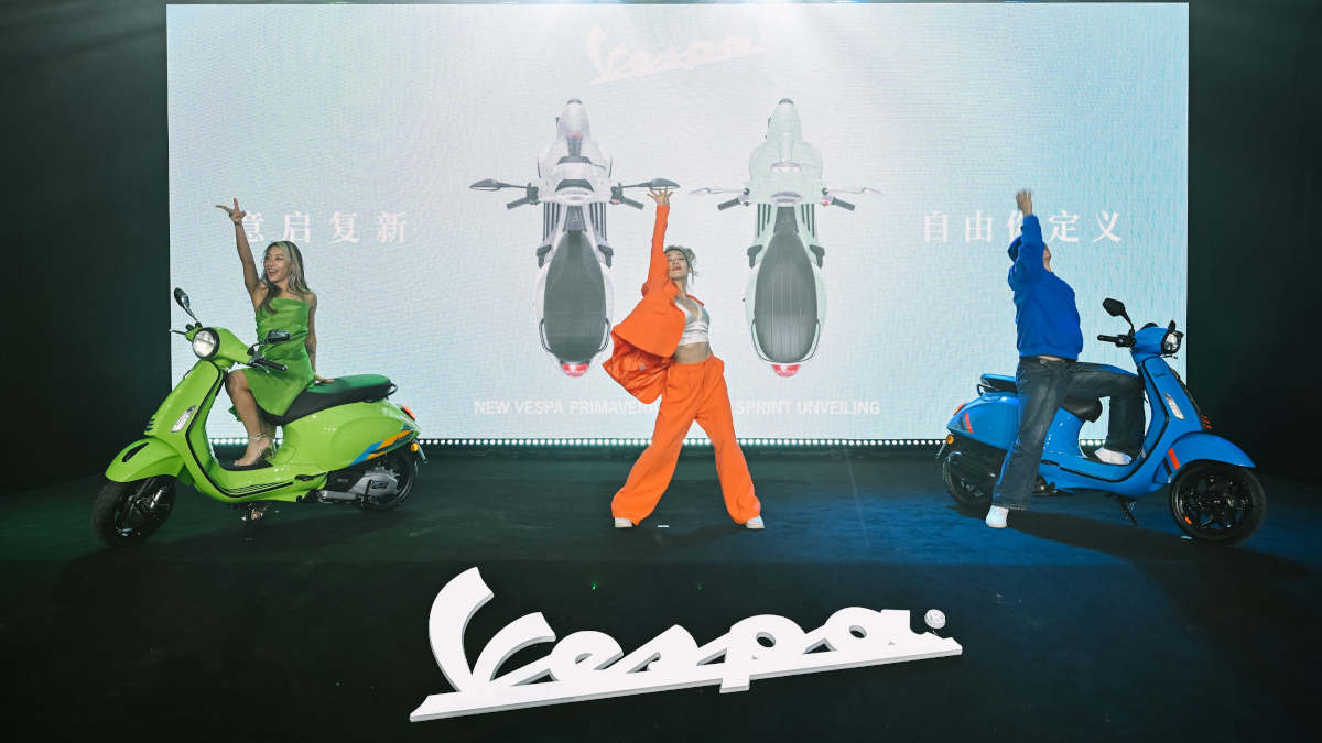 Las nuevas Vespa Primavera y Sprint se presentan por todo lo alto en China