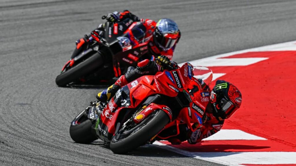 MotoGP Cataluña 2024: Pecco Bagnaia se convierte en la Ducati más rápida 9 Pecco y Aleix Cat Sprint