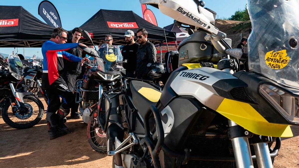 Aprilia Tuareg Demo Tour