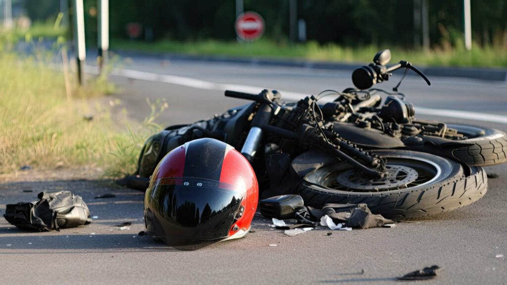 accidente moto sin ITV