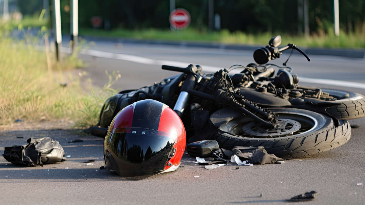 accidente moto sin ITV