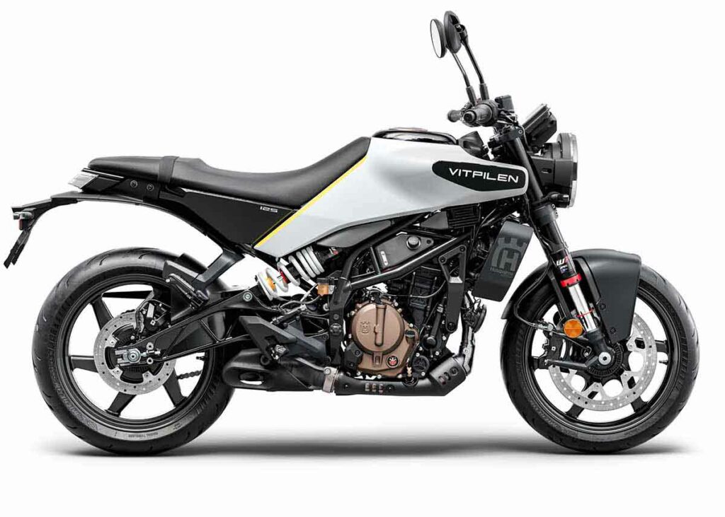 10 motos de 125 para el carnet de coche con un ofertón hasta fin de mes 12 Husqvarna Vitpilen 125 2024
