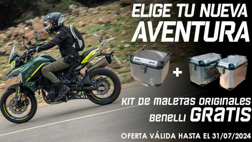 La Benelli TRK 702 se vuelve más viajera que nunca 11 Benelli TRK 702 promoción maletas