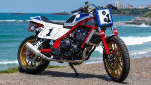 Fotos de las Honda CL500 finalistas en el Wheels & Waves 2024