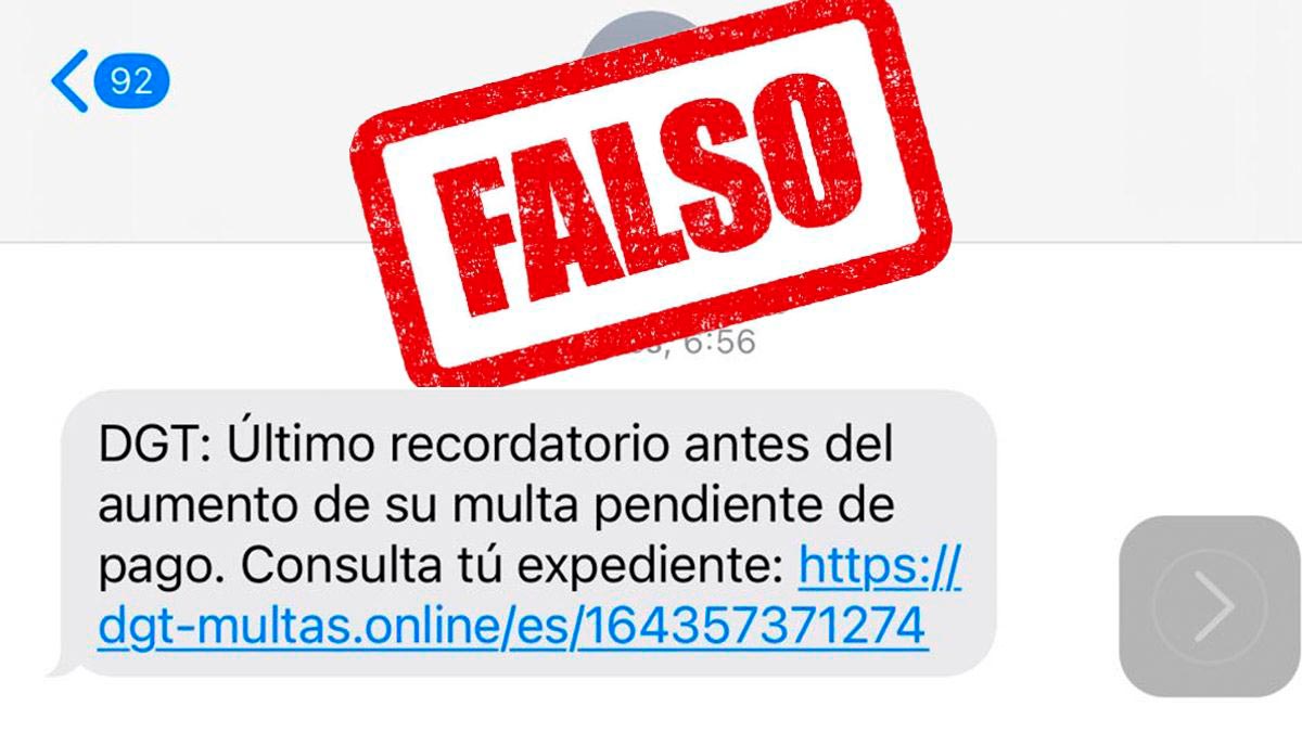 Alerta estafa: la DGT advierte sobre las multas falsas enviadas por SMS 7 Alerta estafa la DGT advierte sobre las multas falsas enviadas por SMS 00002