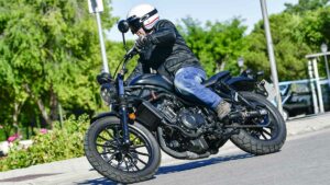 Fotos de la prueba de la Honda CL500
