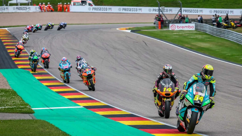 MotoGP Alemania: Pecco Bagnaia nuevo líder del mundial 12 Aldeguer victoria Moto2