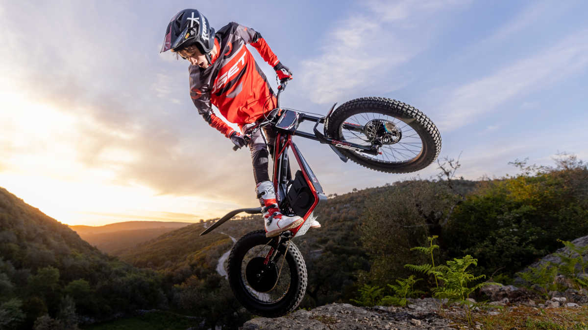 Marca de motos de trial OSET