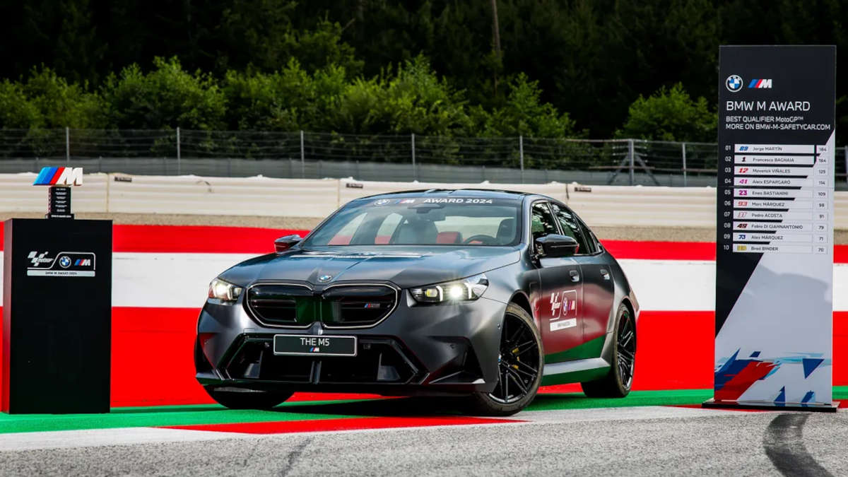 El nuevo BMW M5, el premio para el piloto más rápido de MotoGP
