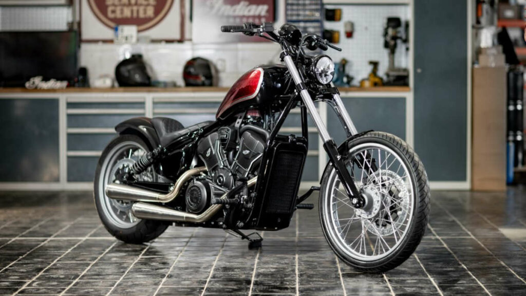 Una Indian Scout muy rockera: así es la personalización realizada para Mikkey Dee 8 Indian Scout Forged
