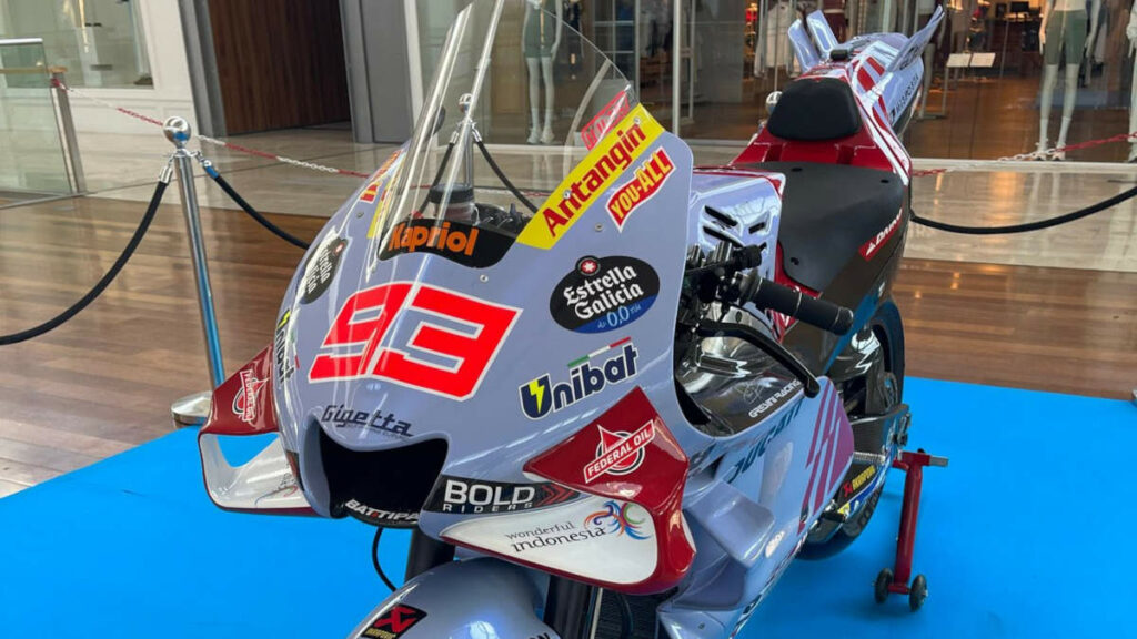 La Ducati de Marc Márquez estará en un centro comercial de Zaragoza como anticipo del GP de Aragón de MotoGP 9 Ducati Marc Márquez Zaragoza