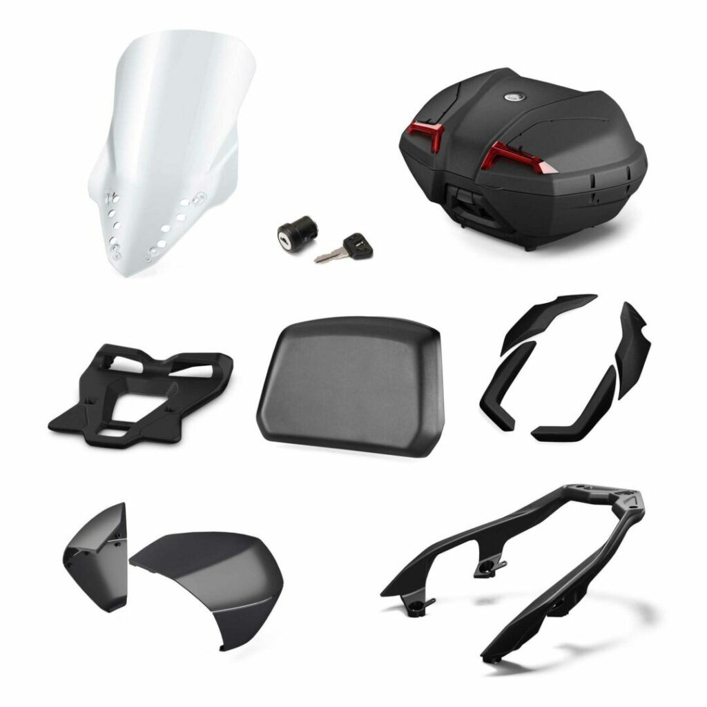 Fotos de los accesorios del Yamaha XMAX 125 2024, Pack Urban XMAX 45 litros