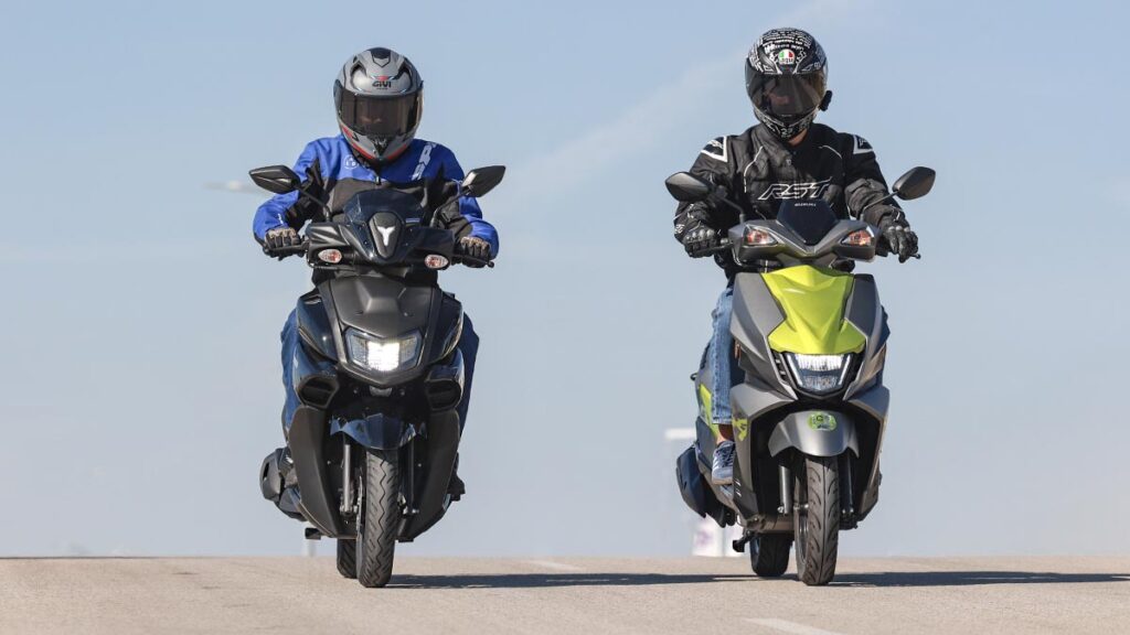 Comparamos el nuevo Yamaha RayZR con el Suzuki Avenis 125, el scooter rival más directo para el carnet B de coche 20 Prueba comparativa entre Yamaha RayZR y Suzuki Avenis 125