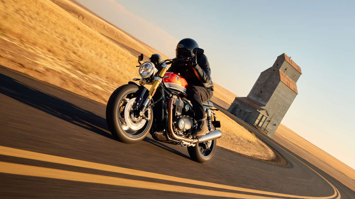 Fotos de la Triump Speed Twin 1200 2025