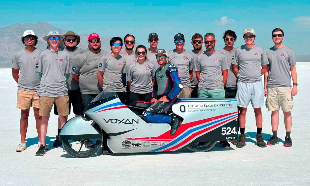 Fotos de la moto eléctrica Voxam caza récords 2 Voxam Ohio State RW-5, moto eléctrica, récord de velocidad