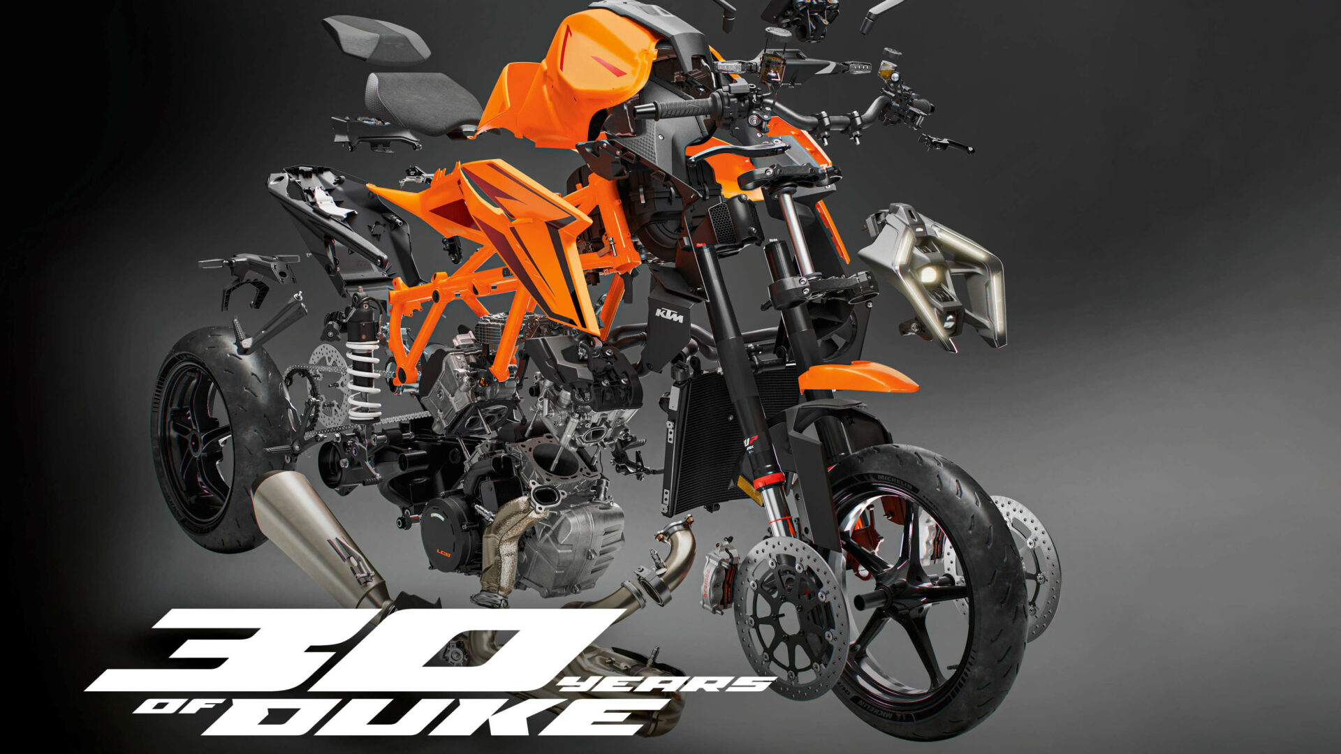 Llega al Museo KTM la exposición ’30 Años de Duke’ como homenaje a su veterana familia de modelos naked